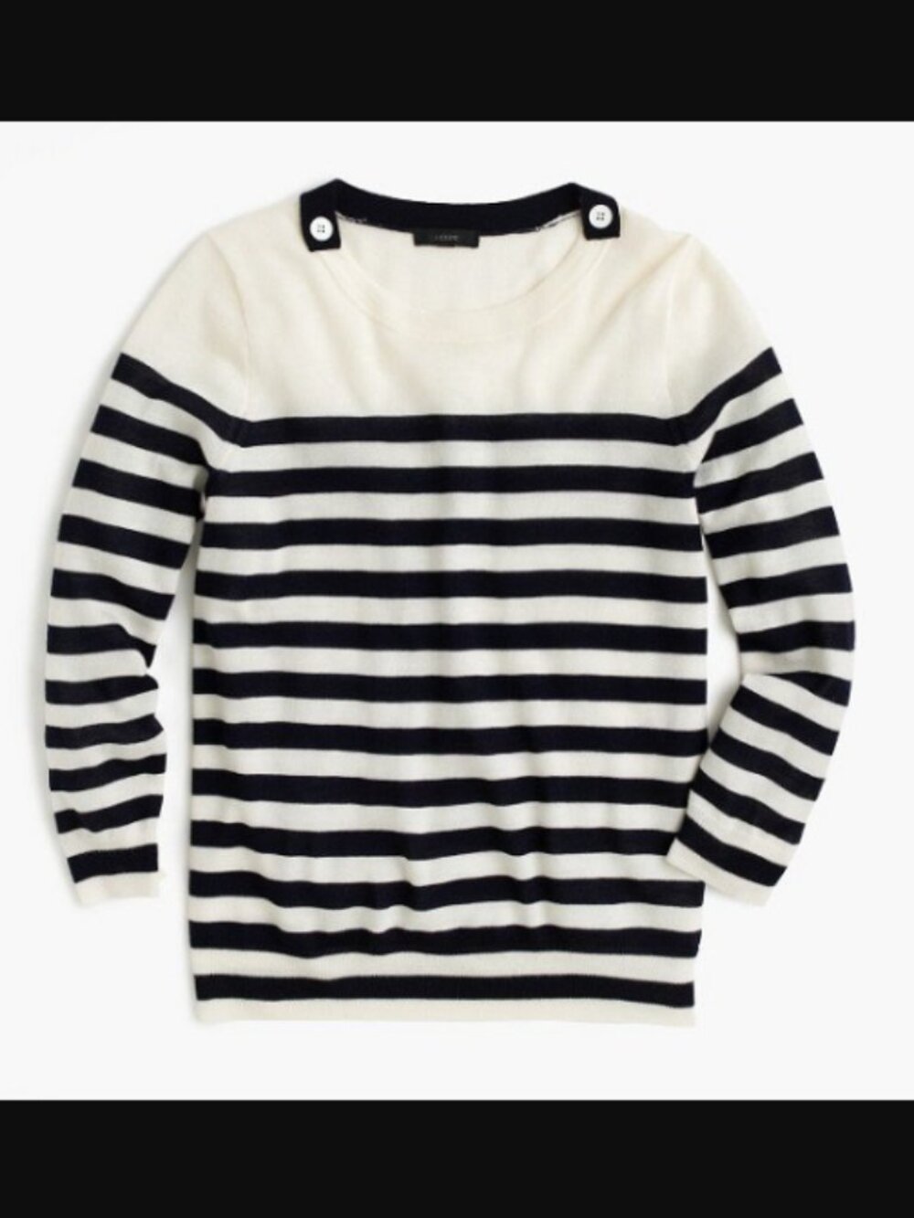 J. Crew Tippi Striped Sweater 100% Merino Wool Size XS Retail Price $85.00